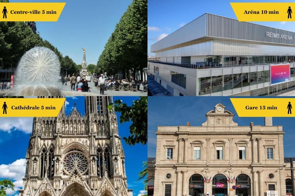 Forum Flower Spacieux T2 Au Coeur De La Ville Reims Esterno foto
